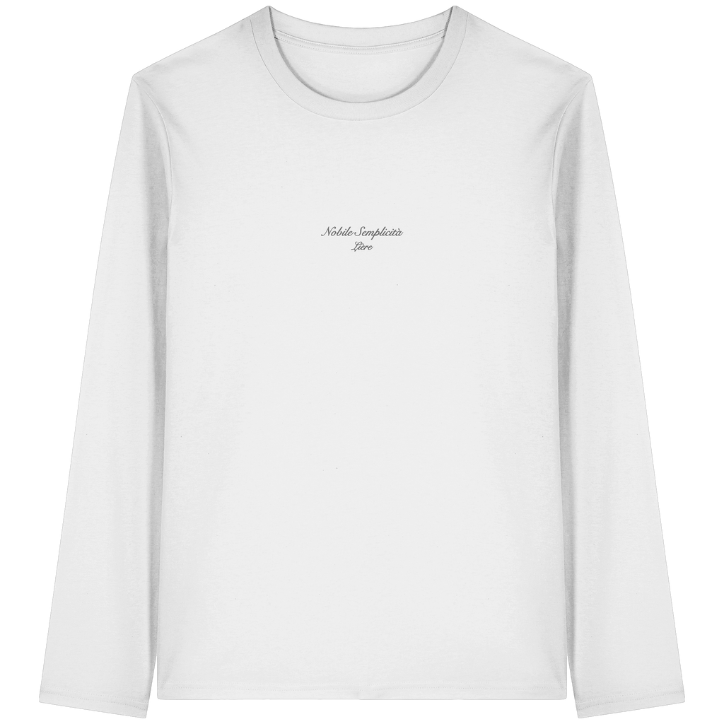 Nobile Semplicità small logo Longsleeve
