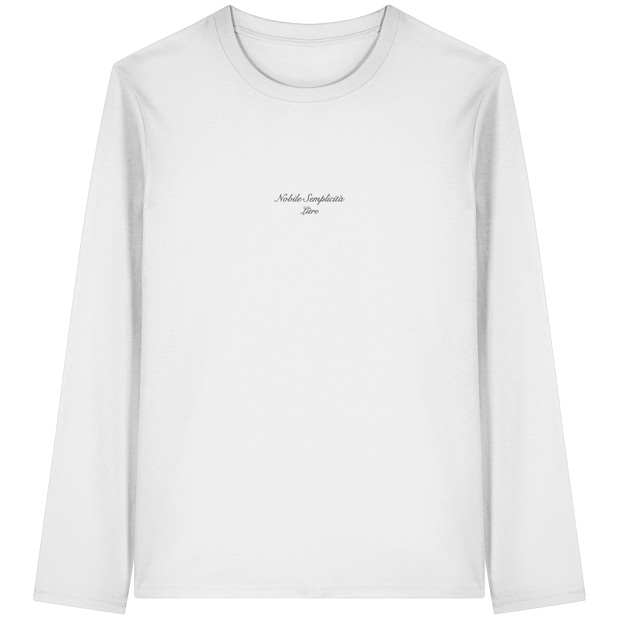 Nobile Semplicità small logo Longsleeve