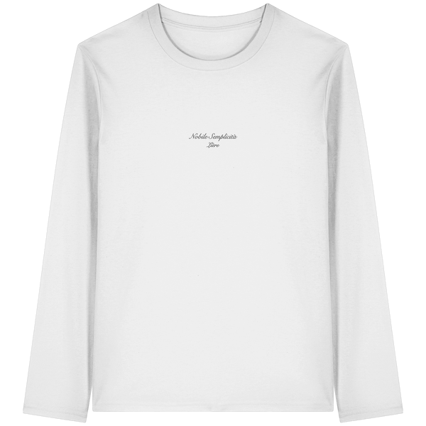 Nobile Semplicità kleines Logo Langarmshirt