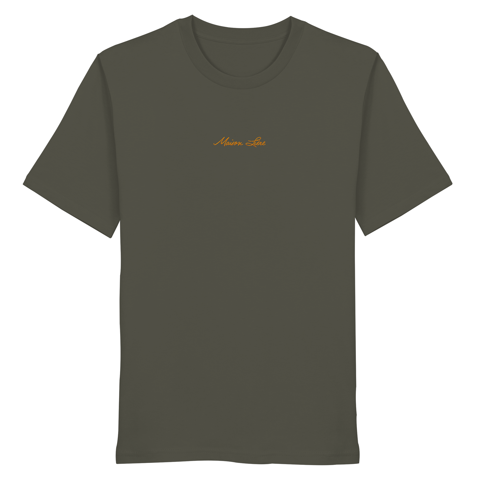 Orange embroidery T-Shirt